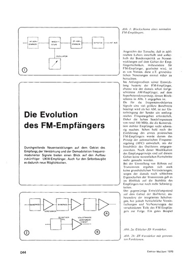 Die Evolution des FM-Empf&auml;ngers (Schaltungen mit Halbleitern, CA3042, BF173) 