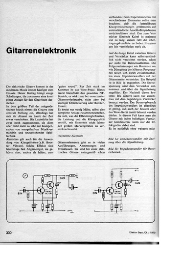  Gitarrenelektronik (Fuzz Box, Booster, Wow mit VN140, BC108) 