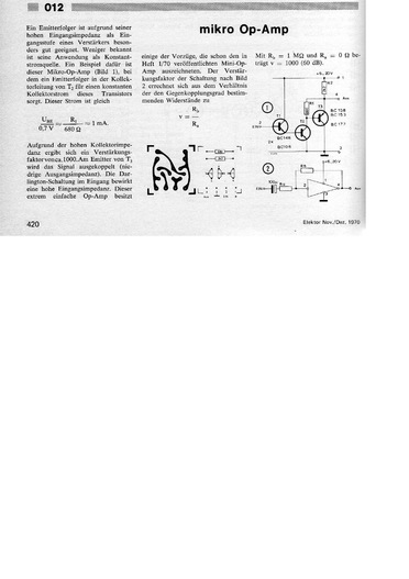  Mikro-OpAmp (mit BC148, BC158) 