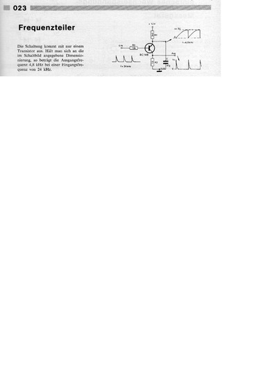  Frequenzteiler (4,8 kHz aus 24 kHz, S&auml;gezahn mit BC148) 