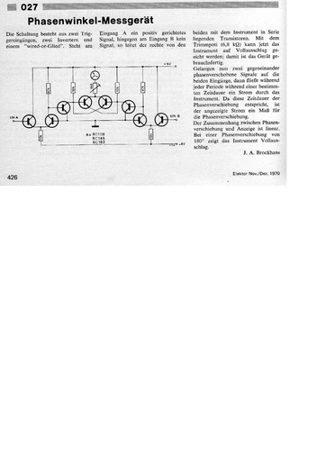  Phasenwinkel-Messger&auml;t (Trigger, Inverter, OR mit 8x BC108) 