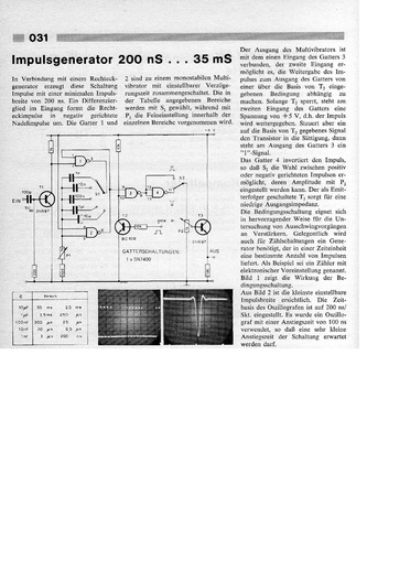  Impulsgenerator (mit SN7400) 