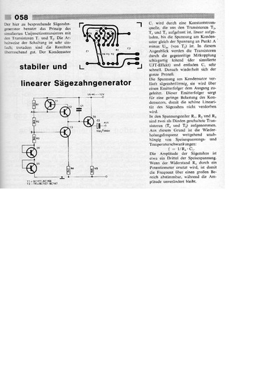  Stabiler und linearer S&auml;gezahngenerator 