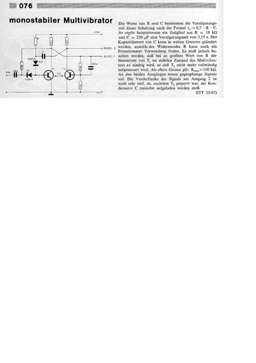  Monostabiler Multivibrator (2x BC108) 