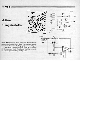  Aktiver Klangeinsteller (mit uL709) 