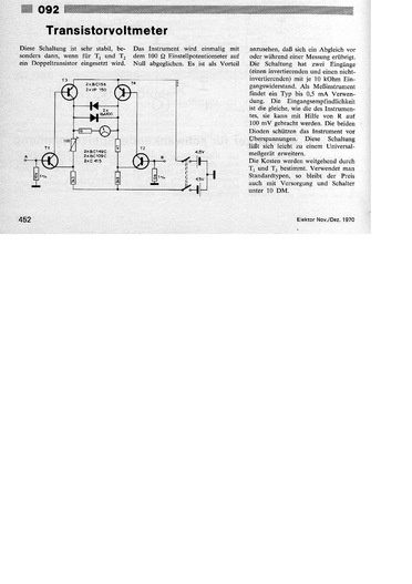  Transistorvoltmeter 