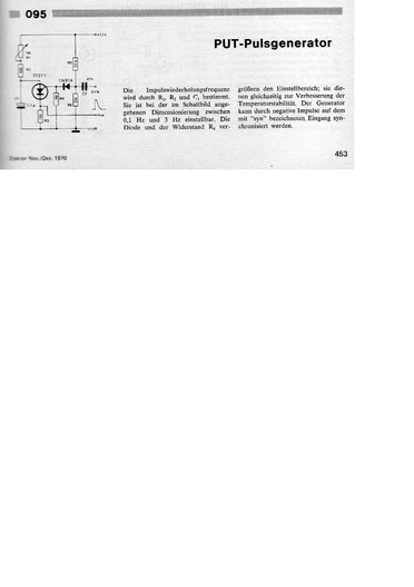  PUT-Pulsgenerator (mit D13T1) 