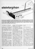  Elektorphon (elektronische Orgel) 
