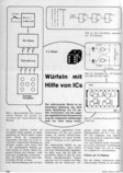  W&uuml;rfeln mit Hilfe von ICs (mit SN7401 und Anzeigel&auml;mpchen) 