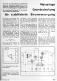  Vielseitige Grundschaltung f&uuml;r stabilisierte Stromversorgung 