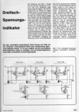 Dreifach-Spannungs-Indikator (3 Schmitt Trigger f&uuml;r 3 Spannungsbereiche) 