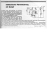  Elektronische Fernsteuerung mit Schall (Ton triggert Thyristor) 