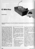  IC-Mini-Key (elektronische Morsetaste) 