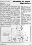  Ohmmeter mit linearer Skalenteilung 