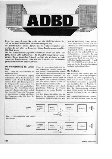  ADBD (10-Watt-HiFi-Verst&auml;rker mit AD149 + BD130y (=2N3055)) 