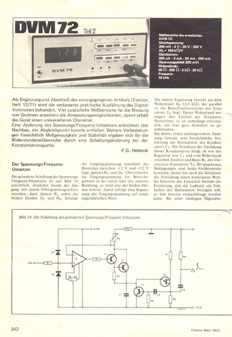  DMV72, Teil 2 (Digitalvoltmeter) 