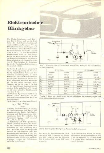  Elektronischer Blinkgeber 