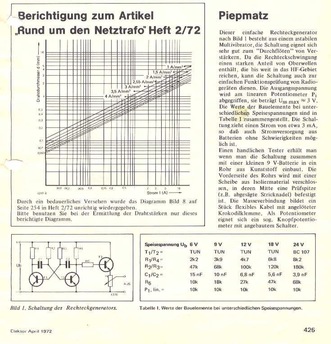  Piepmatz (Rechteckgenerator als Signalquelle zum Testen von Verst&auml;rkern) 