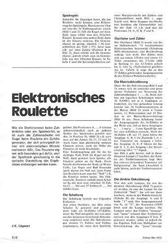  Elektronisches Roulette 