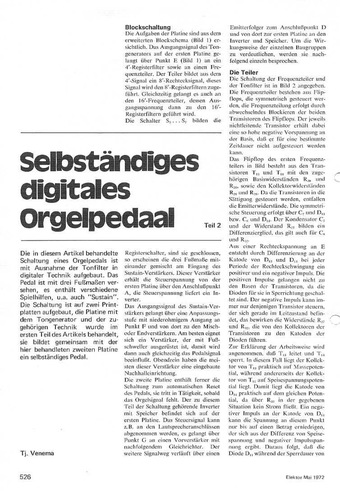  Selbstst&auml;ndiges digitales Orgelpedal, Teil 2 (der Aufbau) 