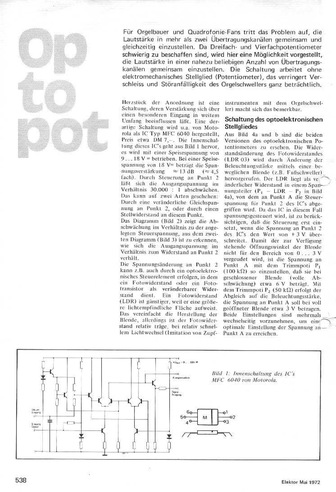  Optopot (Lautst&auml;rkeeinstellung mit optoelektronischem Stellglied MFC6040) 