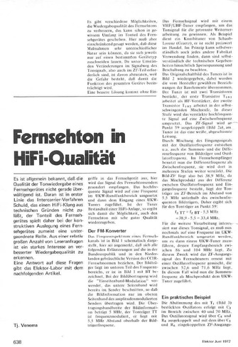  Fernsehton in HiFi-Qualit&auml;t 