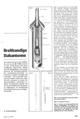  Breitbandige Stabantenne 