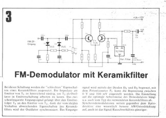  FM-Demodulator mit Keramikfilter 