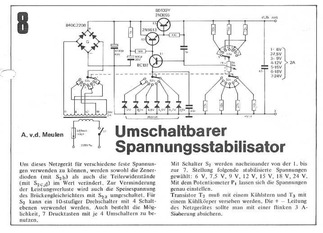  Umschaltbarer Spannungsstabilisator 