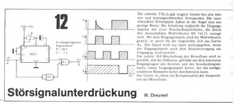  St&ouml;rsignalunterdr&uuml;ckung (Pulsl&auml;ngenvergleich mit 74121) 