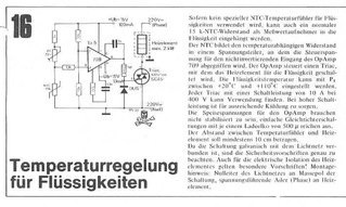  Temperaturregelung f&uuml;r Fl&uuml;ssigkeiten (NTC, 709, Triac) 