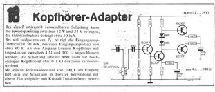  Kopfh&ouml;rer-Adapter (4-100 Ohm) 