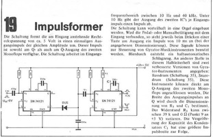  Impulsformer (f&uuml;r Orgel Manual) 