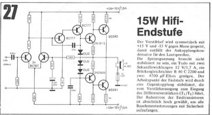  15-W-HiFi-Endstufe 