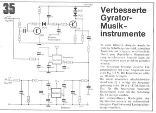  Verbesserte Gyrator-Musikinstrumente 