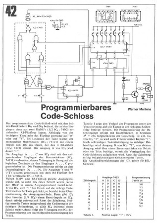  Programmierbares Code-Schloss 