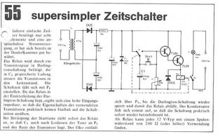  Supersimpler Zeitschalter 