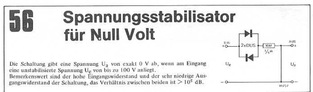  Spannungsstabilisator f&uuml;r 0 Volt (antiparallele Dioden + Widerstand (Scherz)) 