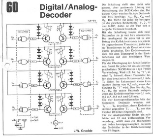  Digital/Analog-Decoder (BCD Schalterstellung in Strom umwandeln) 