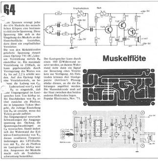  Muskelfl&ouml;te (Muskelstr&ouml;me h&ouml;rbar machen) 