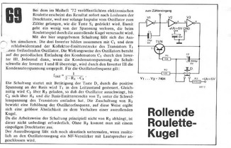  Rollende Roulettekugel (zu Heft 05/72) 