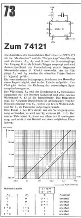  Zum 74121 (Monoflop Beschaltung) 