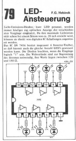  LED-Ansteuerung (mit Treiber SN7416) 