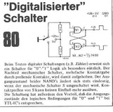  `Digitalisierter` Schalter (Kontaktprellen vermeiden, mit NAND) 