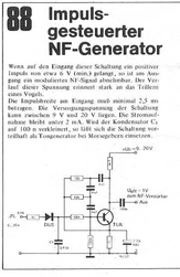  Impulsgesteuerter NF-Generator (auch als Tongenerator f&uuml;r Morsegeber) 