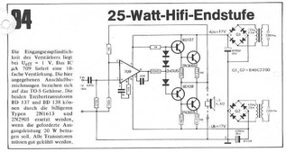  25-Watt-HiFi-Endstufe 