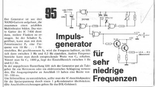  Impulsgenerator f&uuml;r sehr niedrige Frequenzen (1 Hz - 10 Hz) 