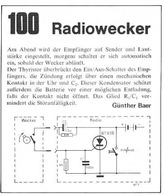  Radiowecker (mechanischer Wecker schaltet Thyristor) 