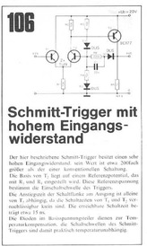 Schmitt-Trigger mit hohem Eingangswiderstand 