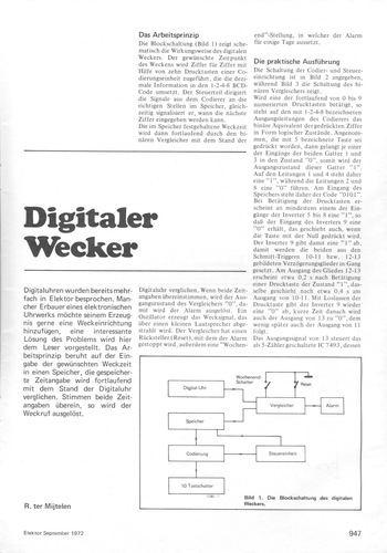  Digitaler Wecker (Digitaluhr zum Wecker erweitern) 